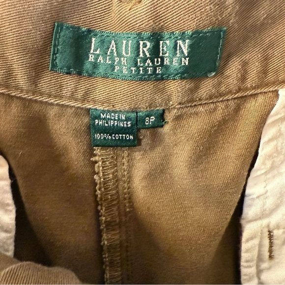 Lauren Ralph Lauren Long Brown Shorts Womens Size 8P - Picture 2 of 6